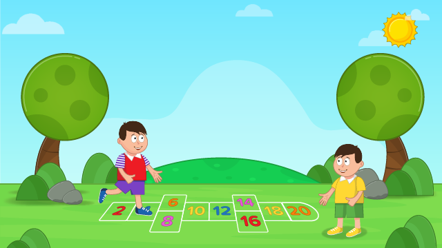 skip count by 12 hopscotch