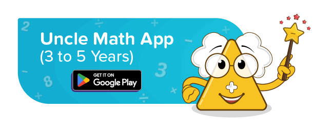 Uncle Math 3 to 5 Years App Banner
