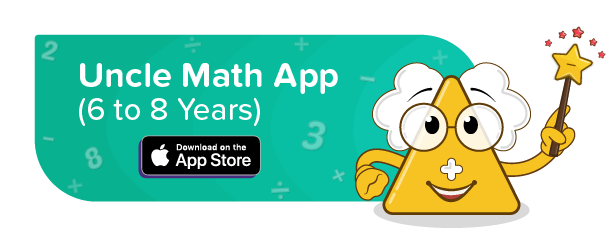 Uncle Math 6 to 8 Years App Banner